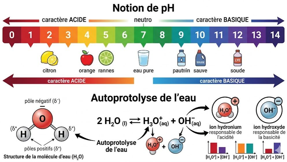 Solutions Aqueuses et Mesure du pH  (Physique-Chimie Terminale C & D - CI)
