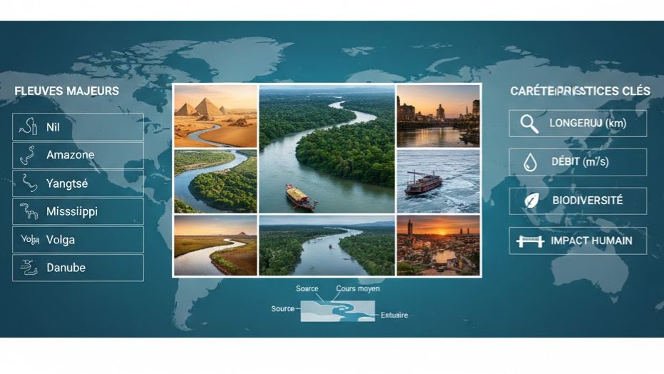 Maîtrisez-vous les plus grands fleuves et rivières du monde ?