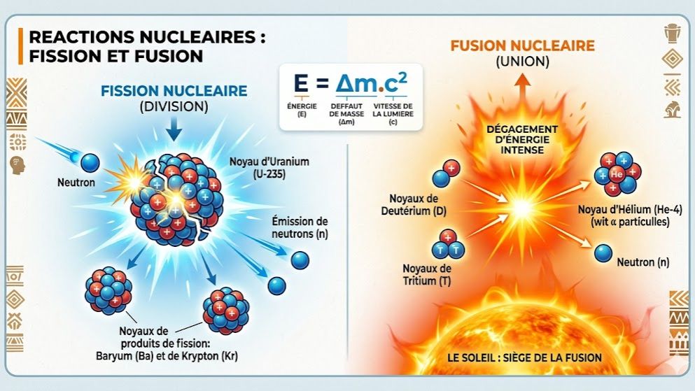 Fission, Fusion et Énergie Nucléaire (Physique-Chimie Terminale C & D - CI)