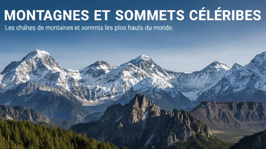 Montagne : Connaissez-vous les toits du monde et les sommets mythiques ?