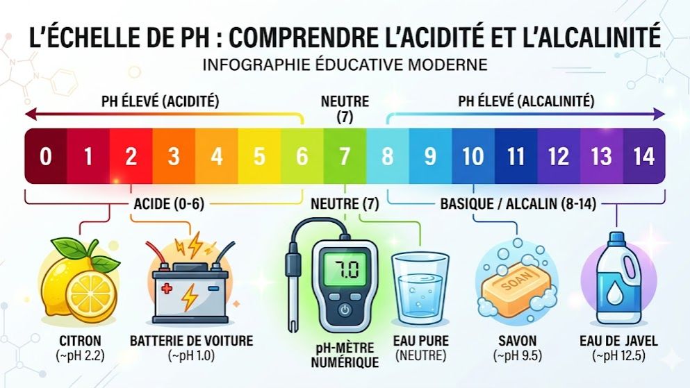 Physique-Chimie (3ème): Le pH et les Solutions ( Acides, Bases et Neutralité ).