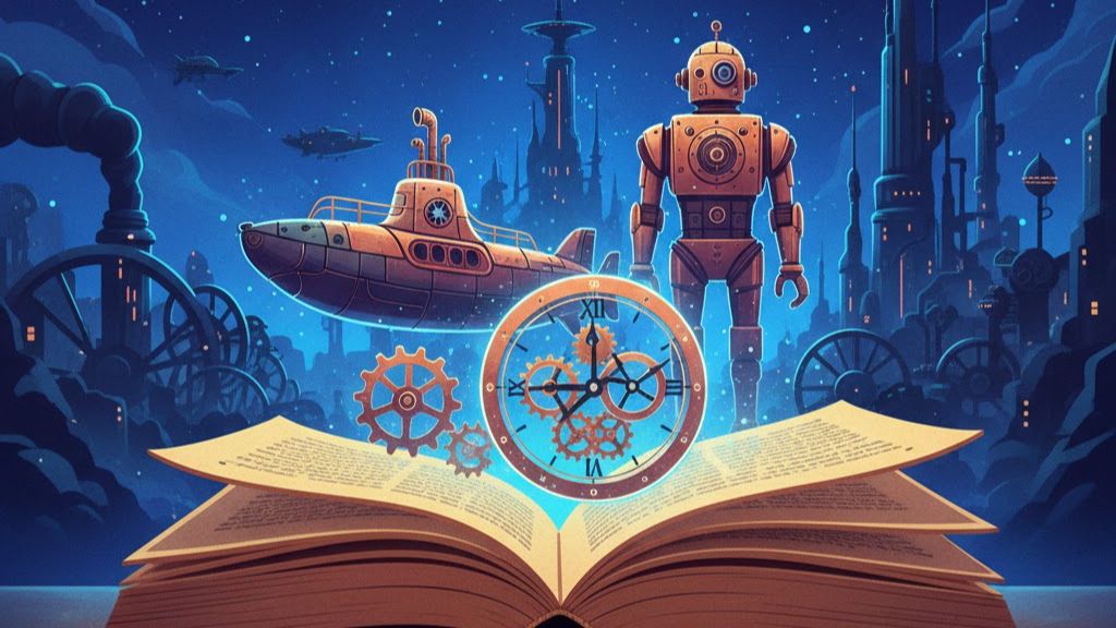 Science‑fiction littéraire : De Jules Verne à Isaac Asimov — Quiz culturel